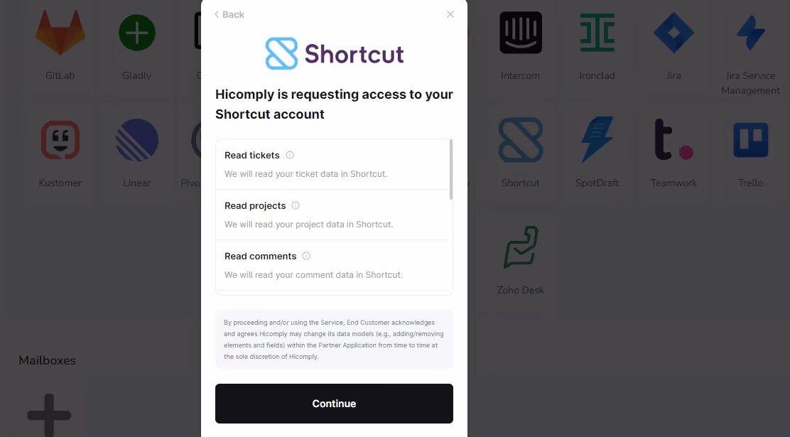 shortcut-integration