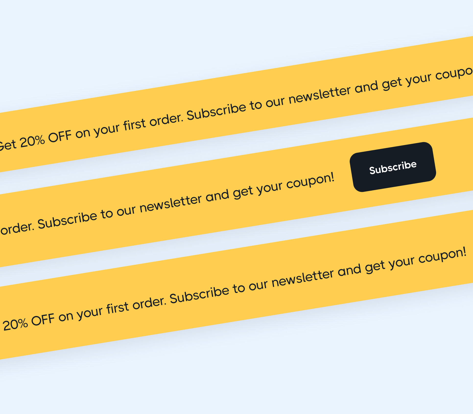 Handyman X - 3 Notification Bars - Handyman Webflow Template