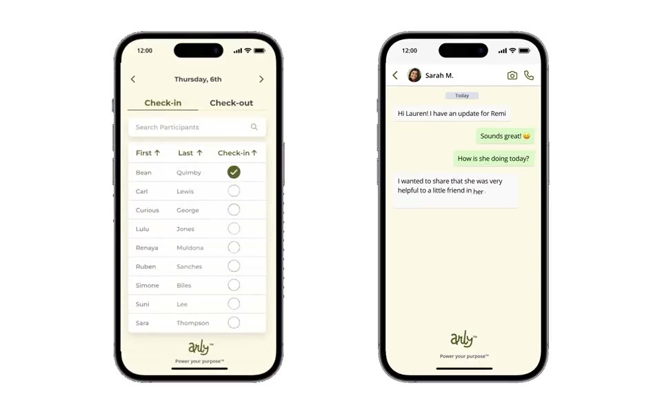 Check-in and family messages