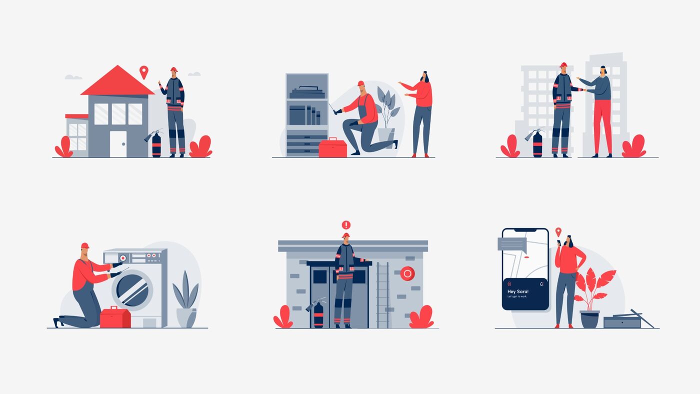 App illustrations