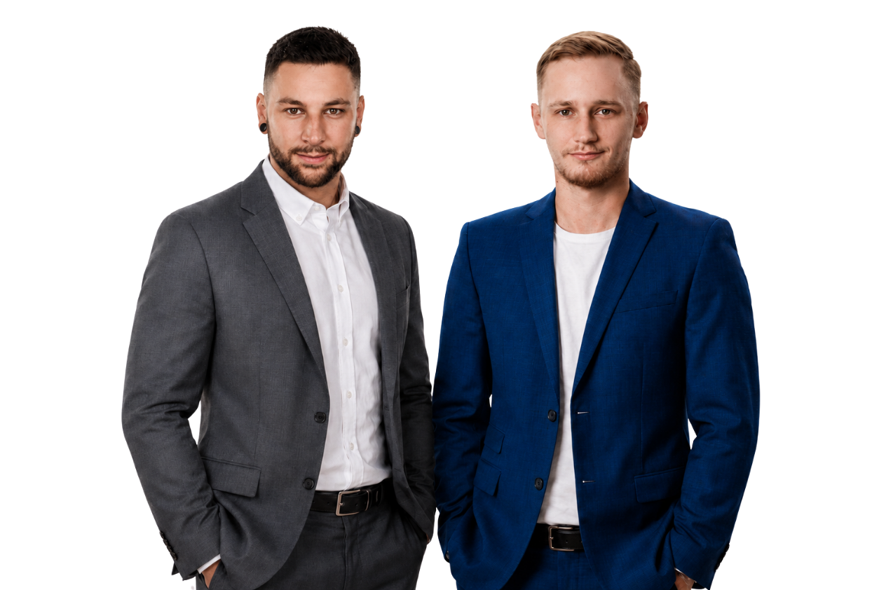 Cédric Mokus und Samuel Burger von Markt Revolution GmbH