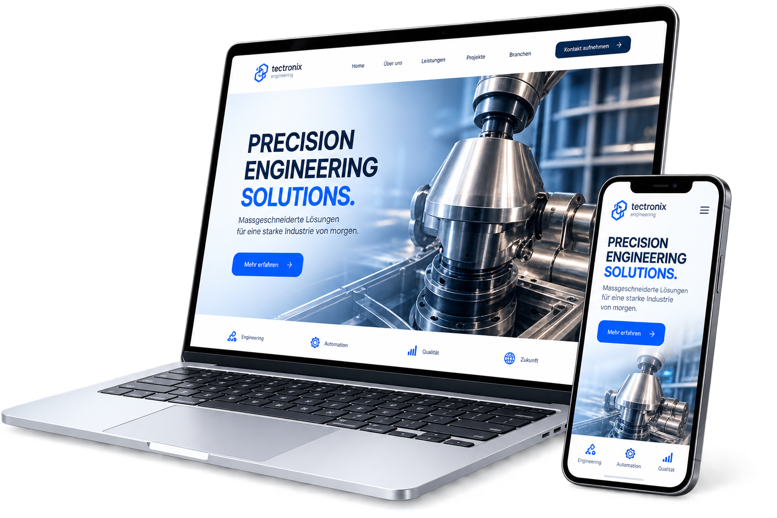 WebMax Website Mockup