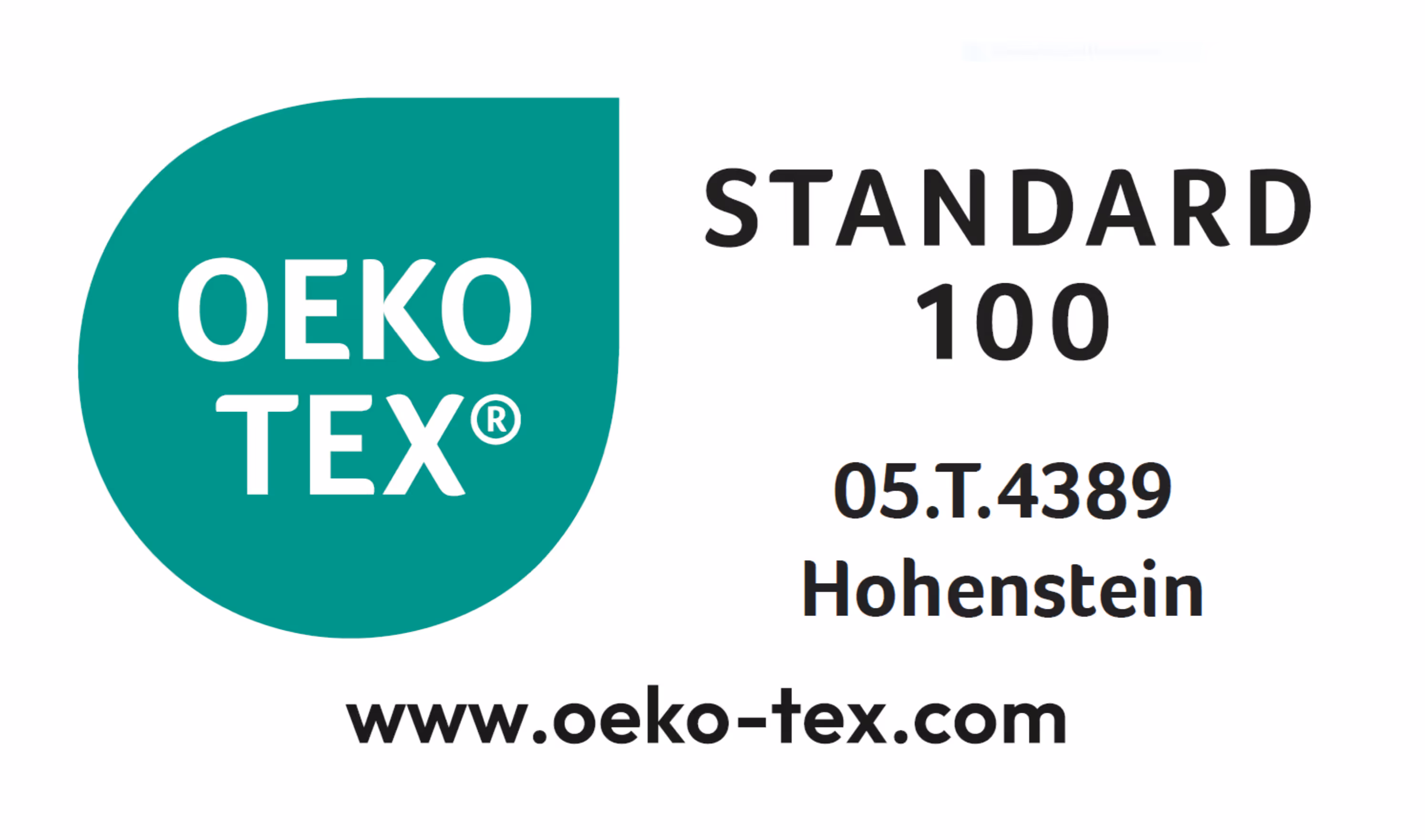 OEKO-TEX Standard 100 certification