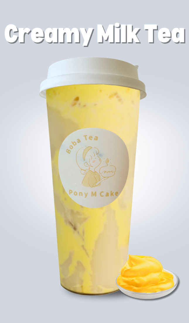Creamy Milk Tea 蛋糕珍珠奶茶
