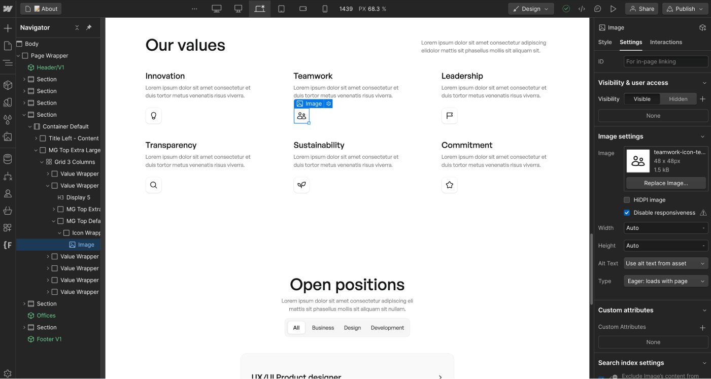 Graphics and Icons - Techbeta X Webflow Template