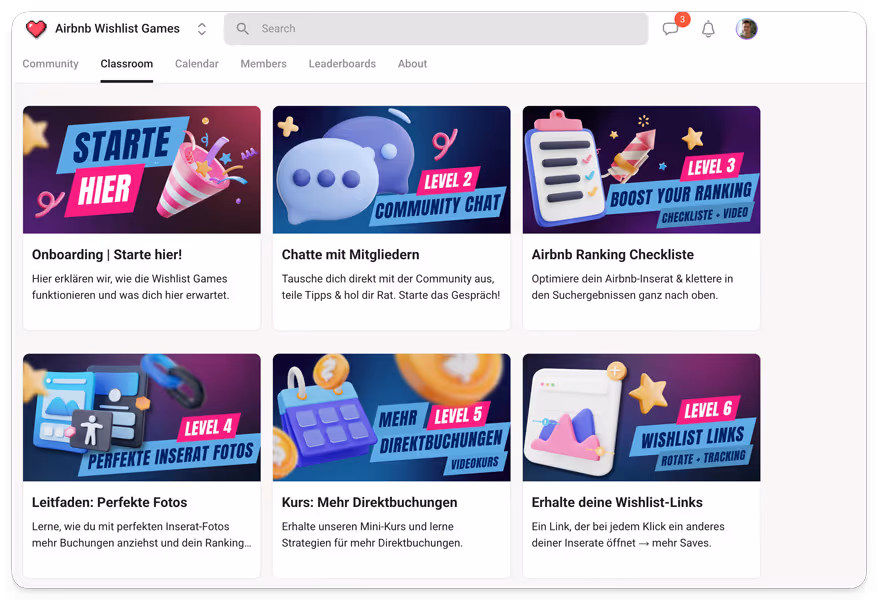 Airbnb Wishlist Games