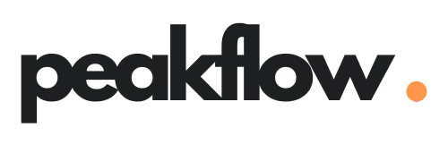 peakflow logo dark