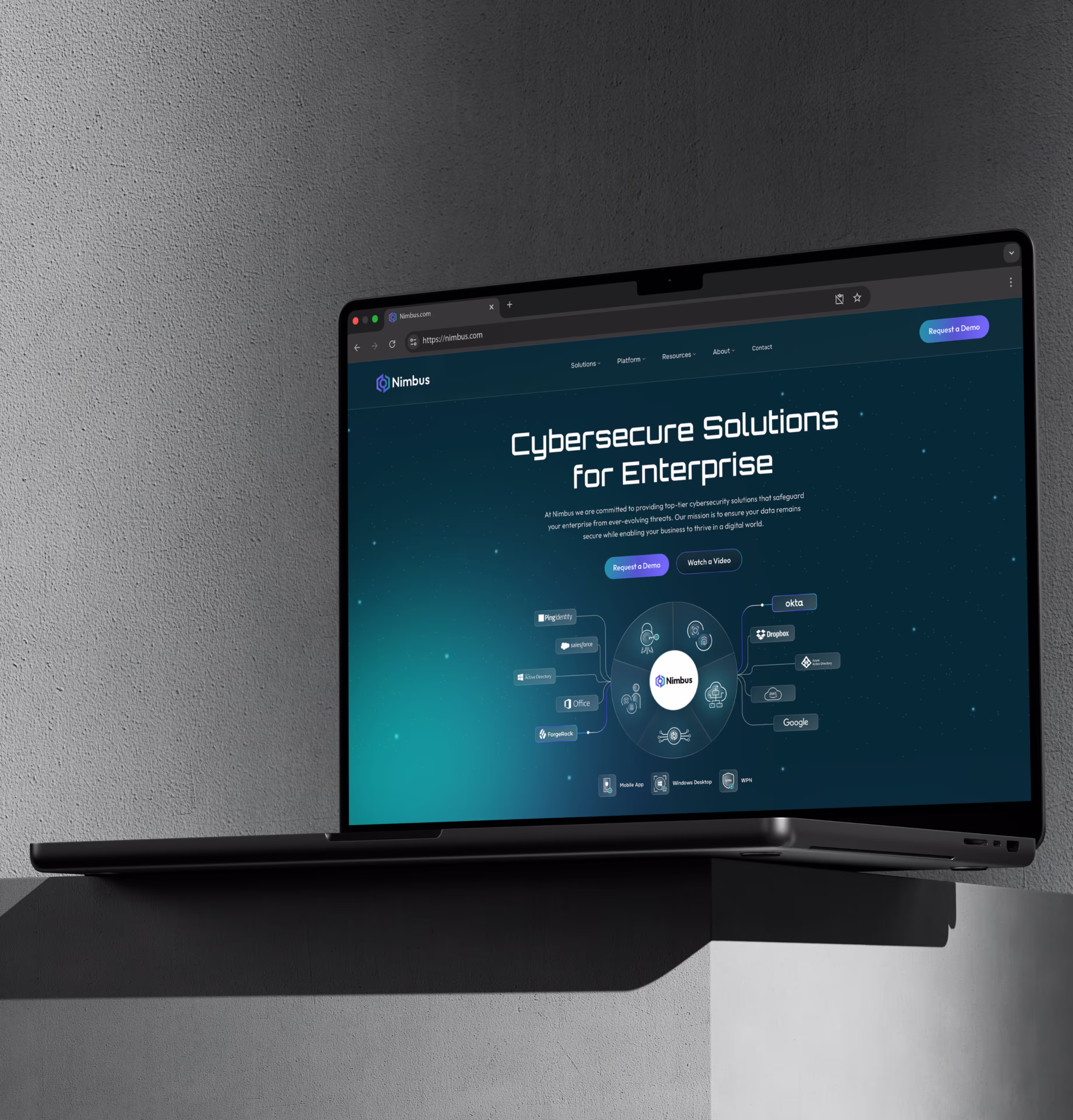 B2B SaaS Website Design For Cyber Security Company