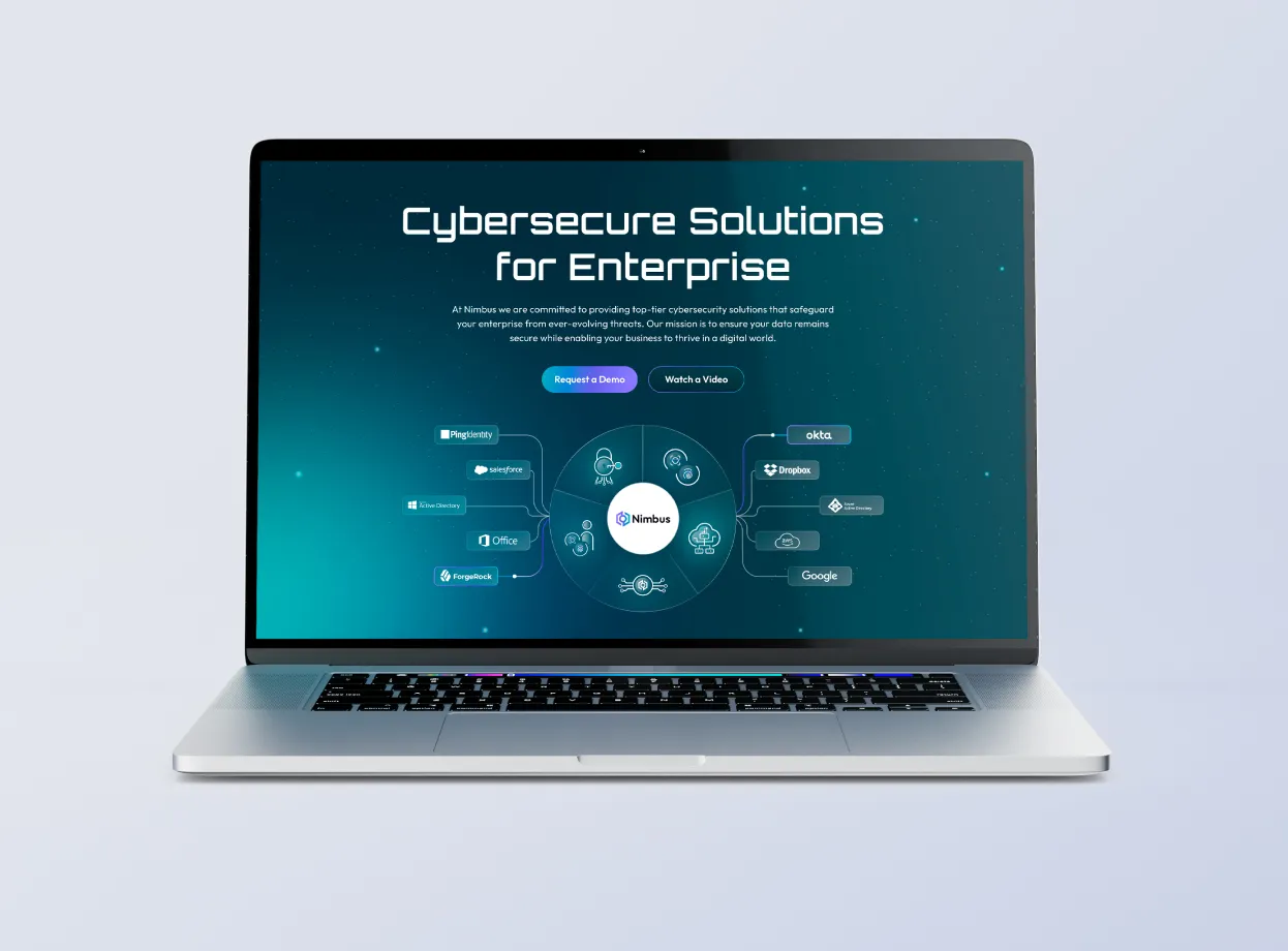 A laptop with a web page on the screen.