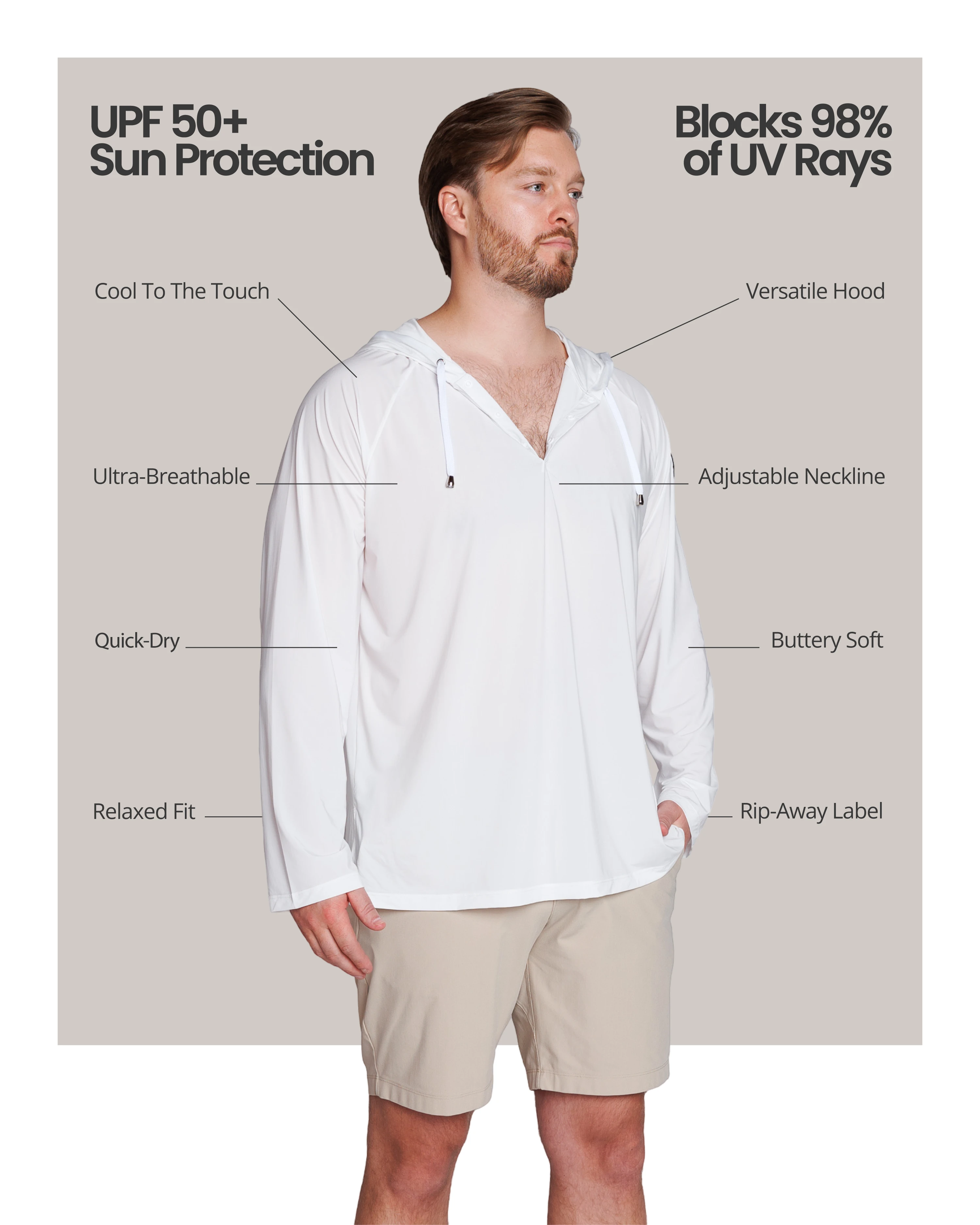 Outdoor Escapade Sun Hoodie - UPF 50+