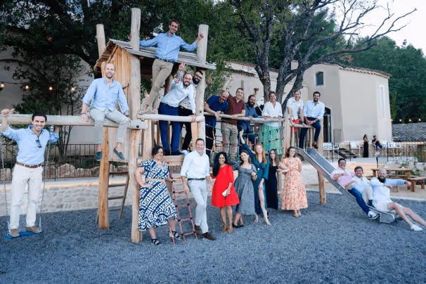 Trusted Family Team in a playground
