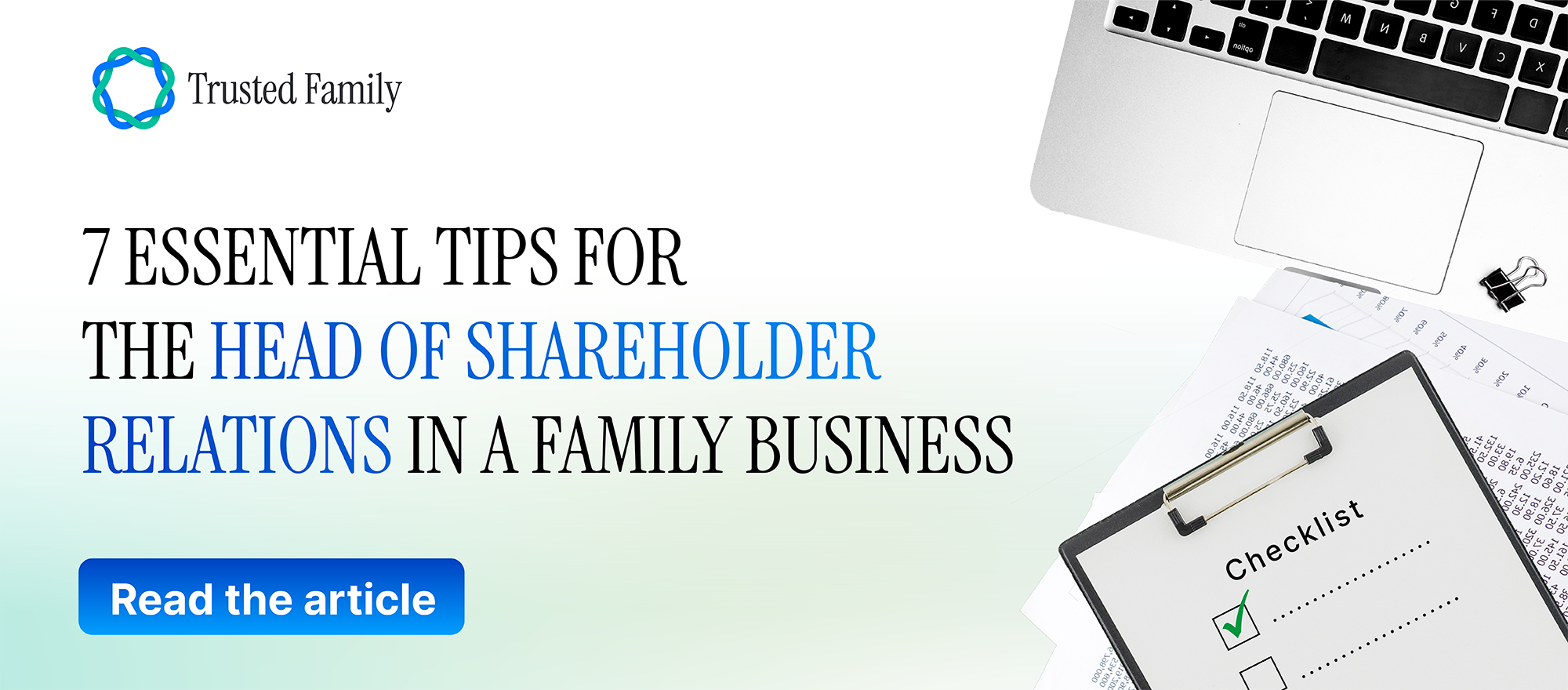 7 Essential Tips for the Head of Shareholder Relations in a Family Business