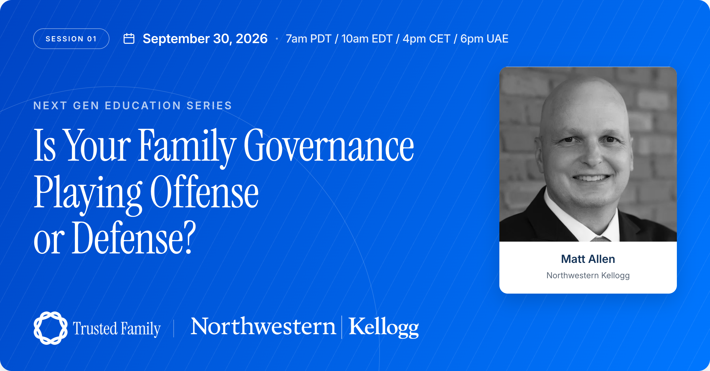 Governing Against Our Fears: Dr. Matt Allen on Why Family Governance Gets Stuck in Defense Mode [Webinar Recap]