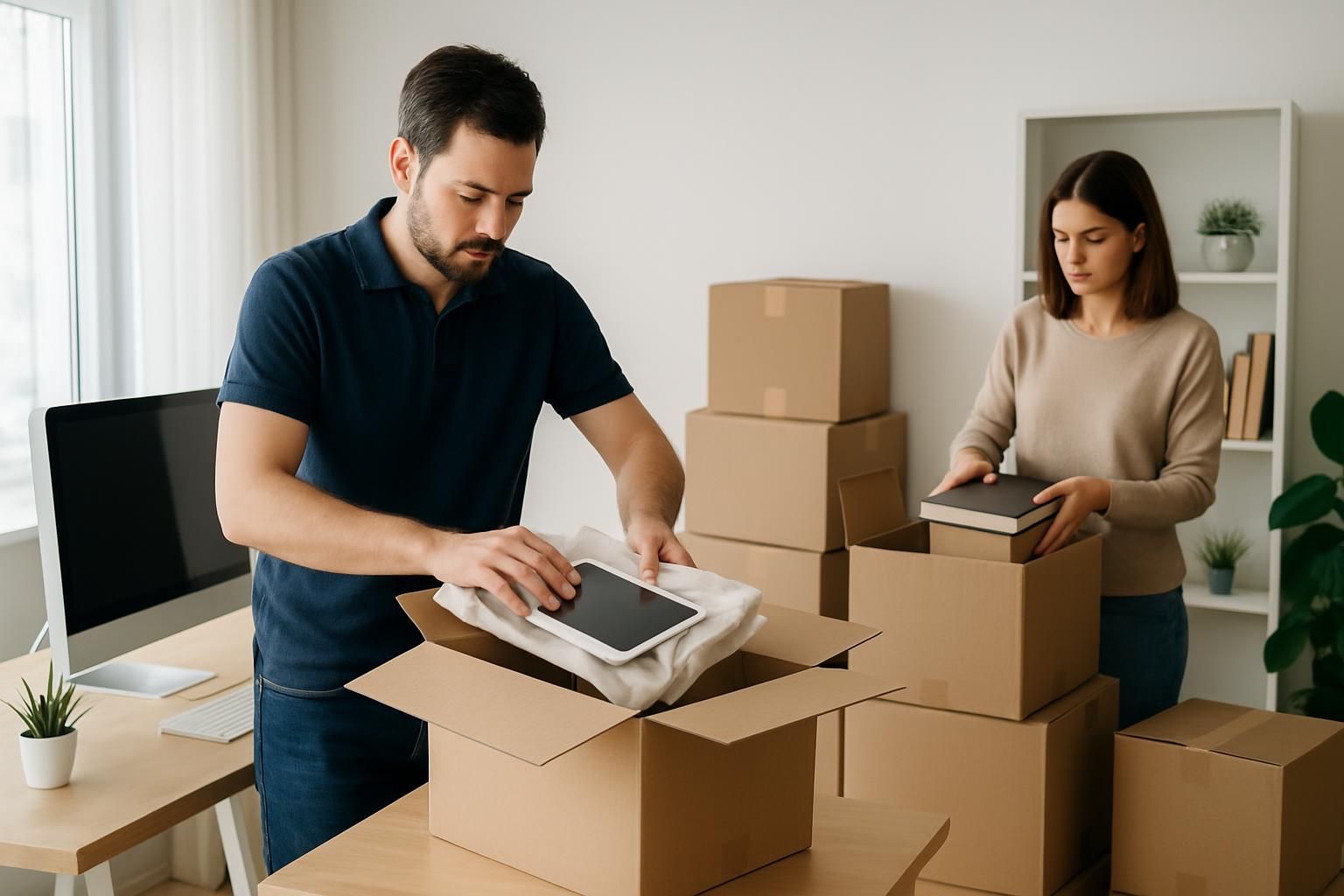 How To Pack And Move A Home Office