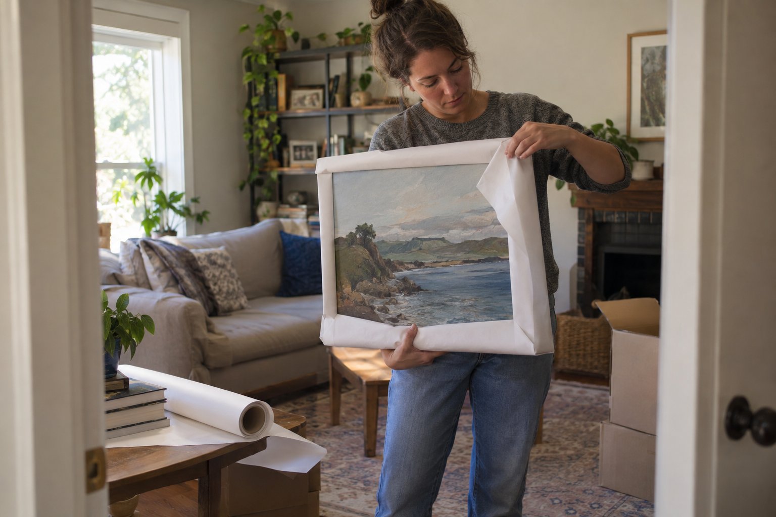 How To Protect Canvas Painting When Moving