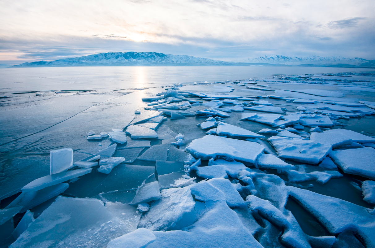 frozen lake