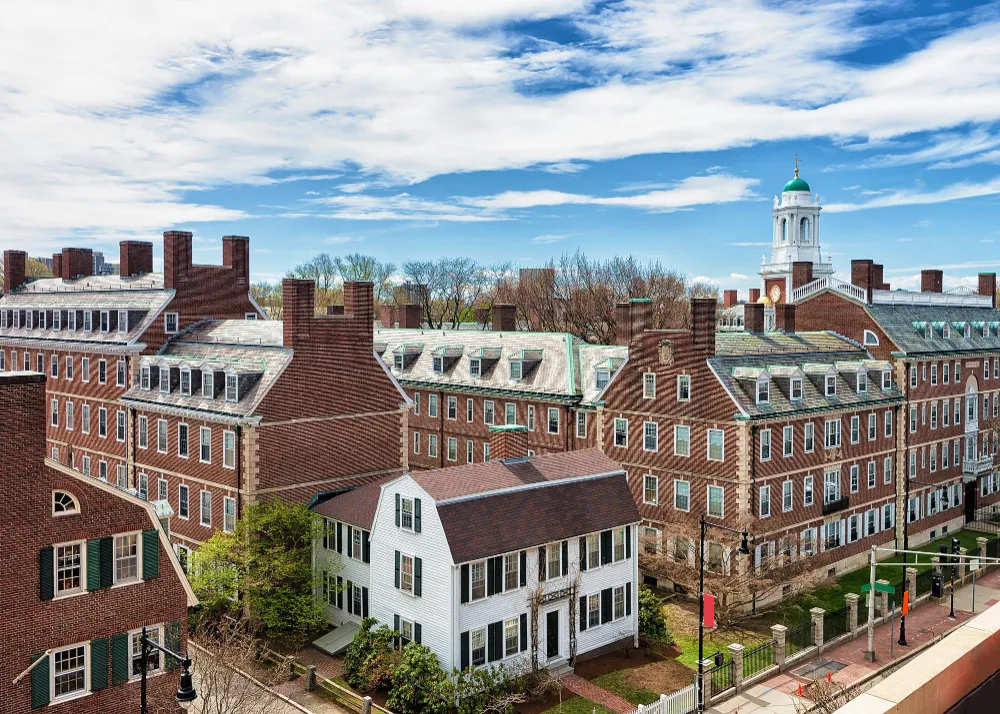 Harvard university buildings.