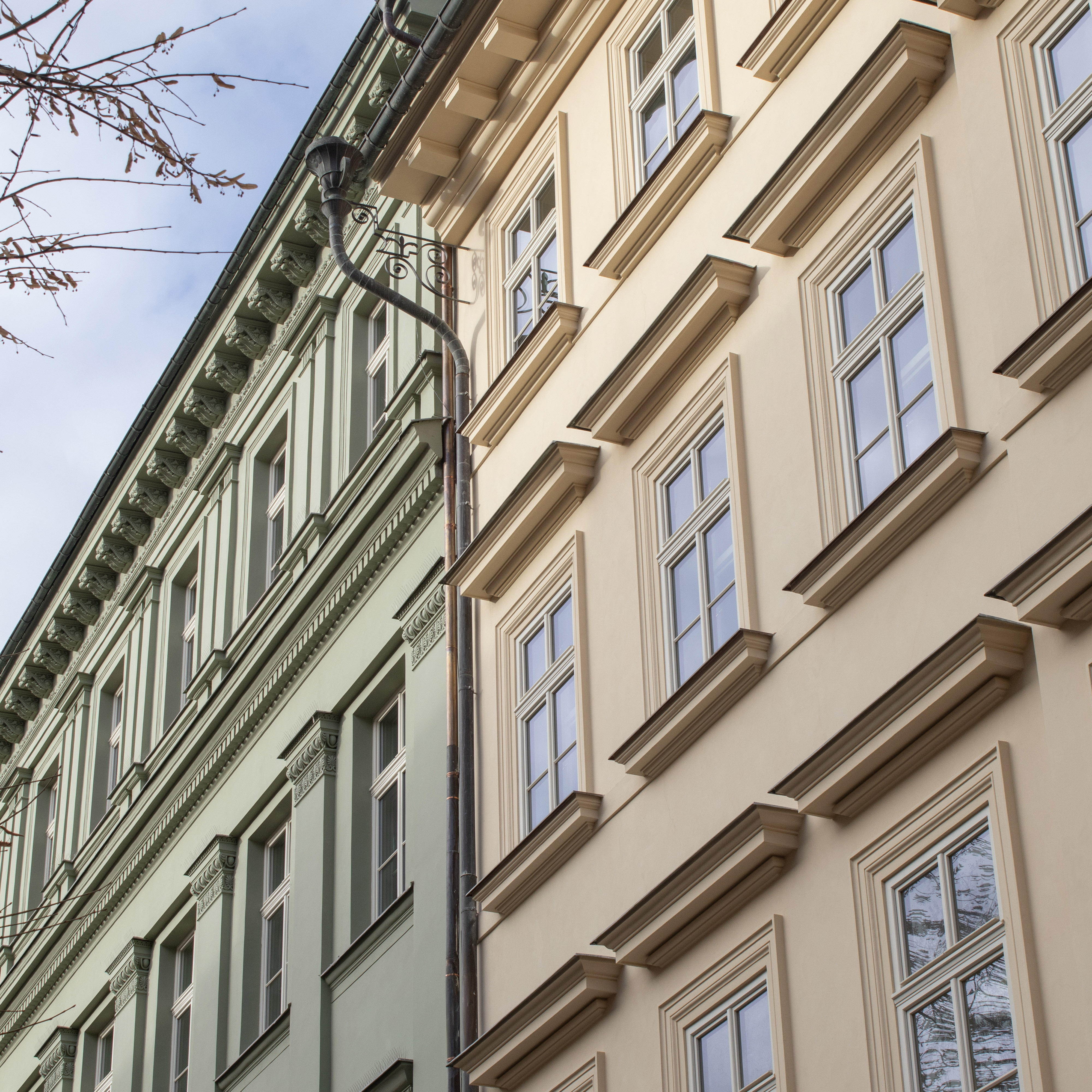 Činžovní domy v centru Prahy