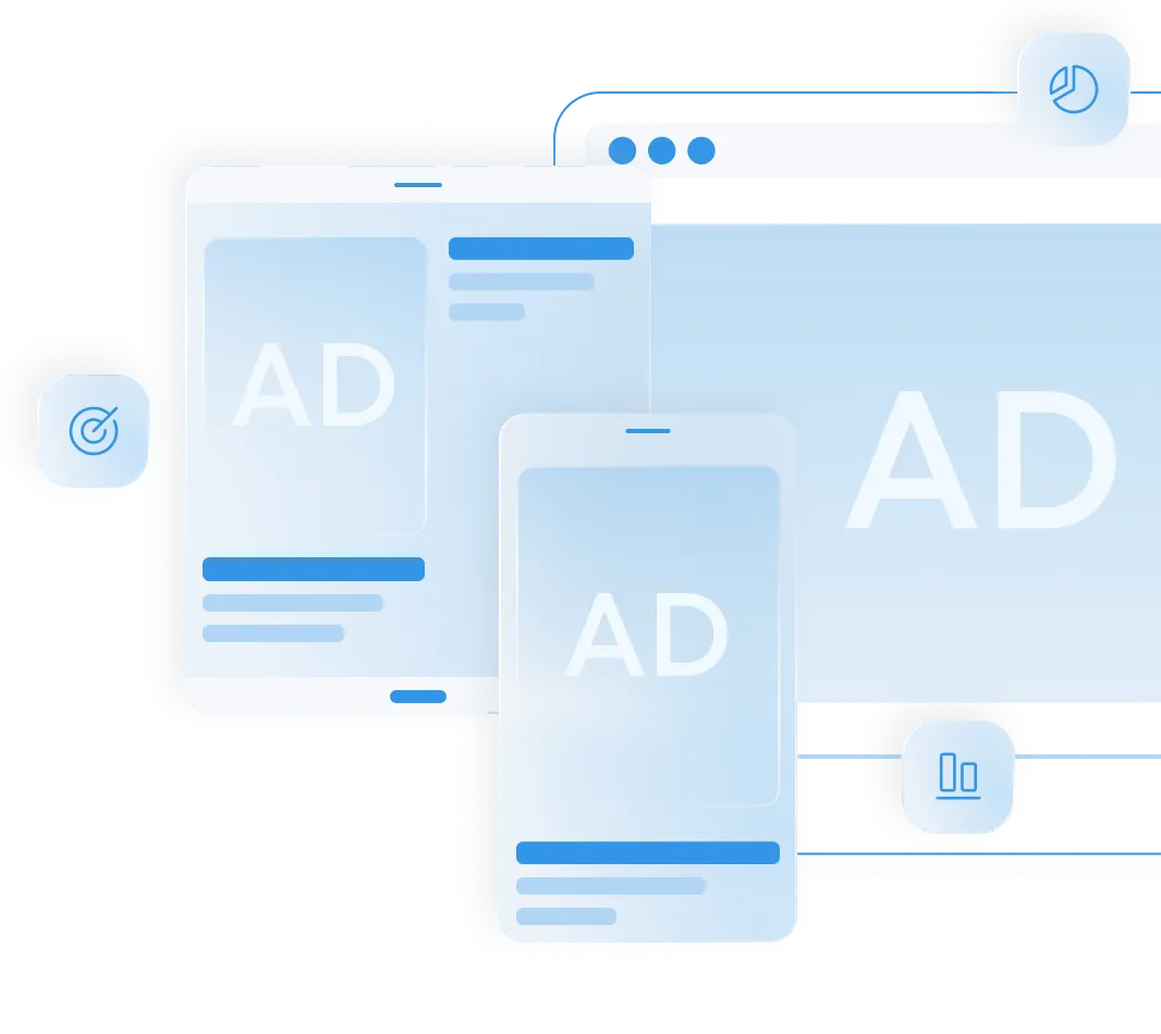 Media & Delivery - this asset shows different devices and where we position the ADs