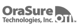 OraSure Technologies logo in black text with a stylized circular design.