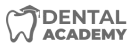 Simple black and white logo with the text 'Dental Academy'.