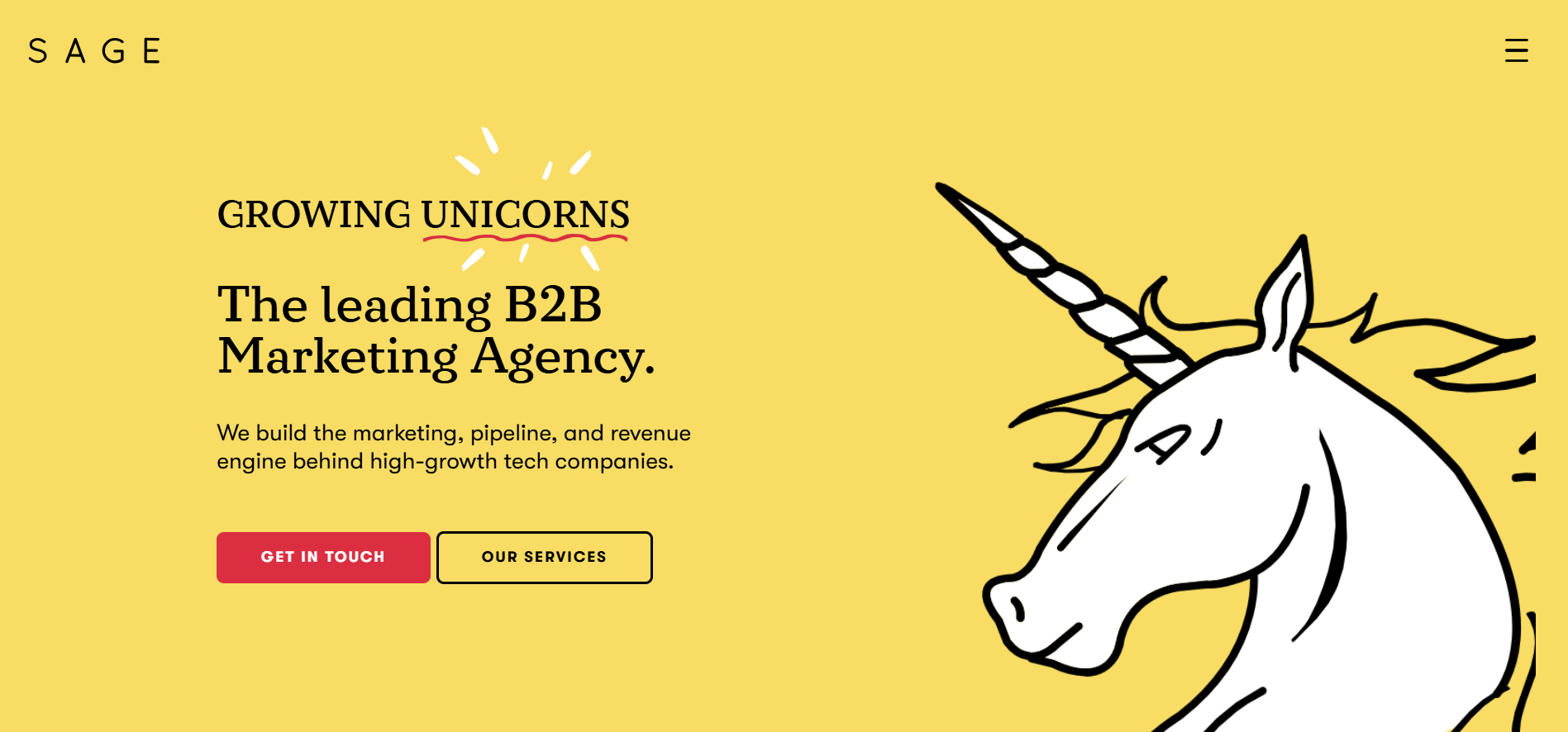 SAGE Marketing - B2B SaaS company