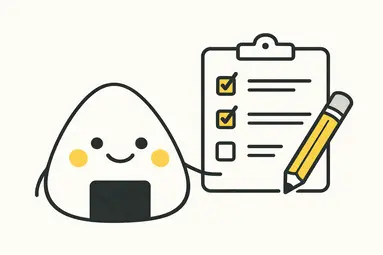 Onigiri from Product People next to a checklist about acceptance criteria