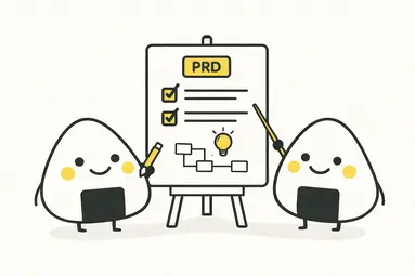 onigiris from product people showcasing a product requirements document