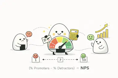 Onigiris from Product People showing how NPS Net promoter score is calculated for product growth