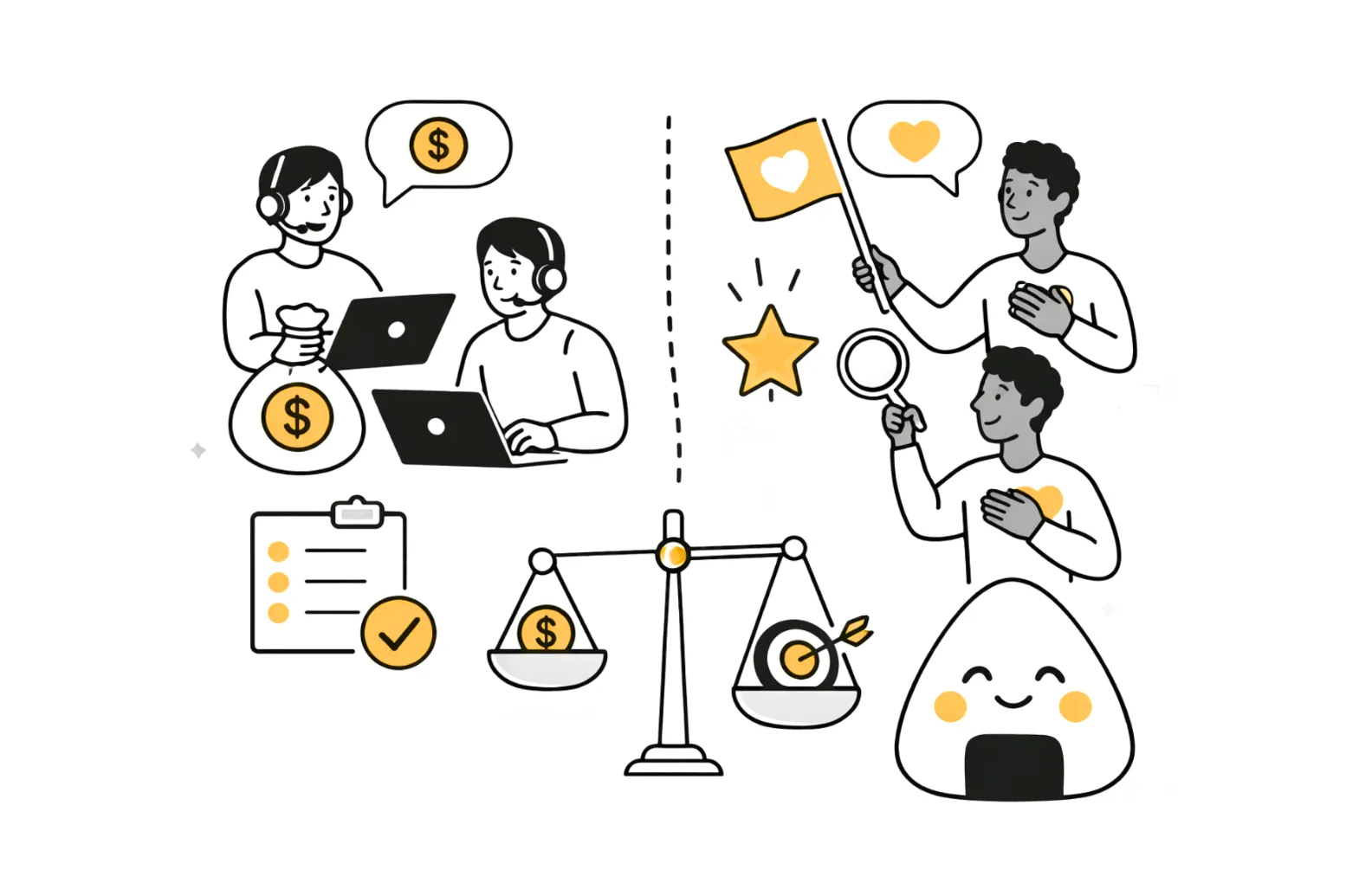 Mercenary vs missionary product teams comparison showing purpose-driven team collaboration