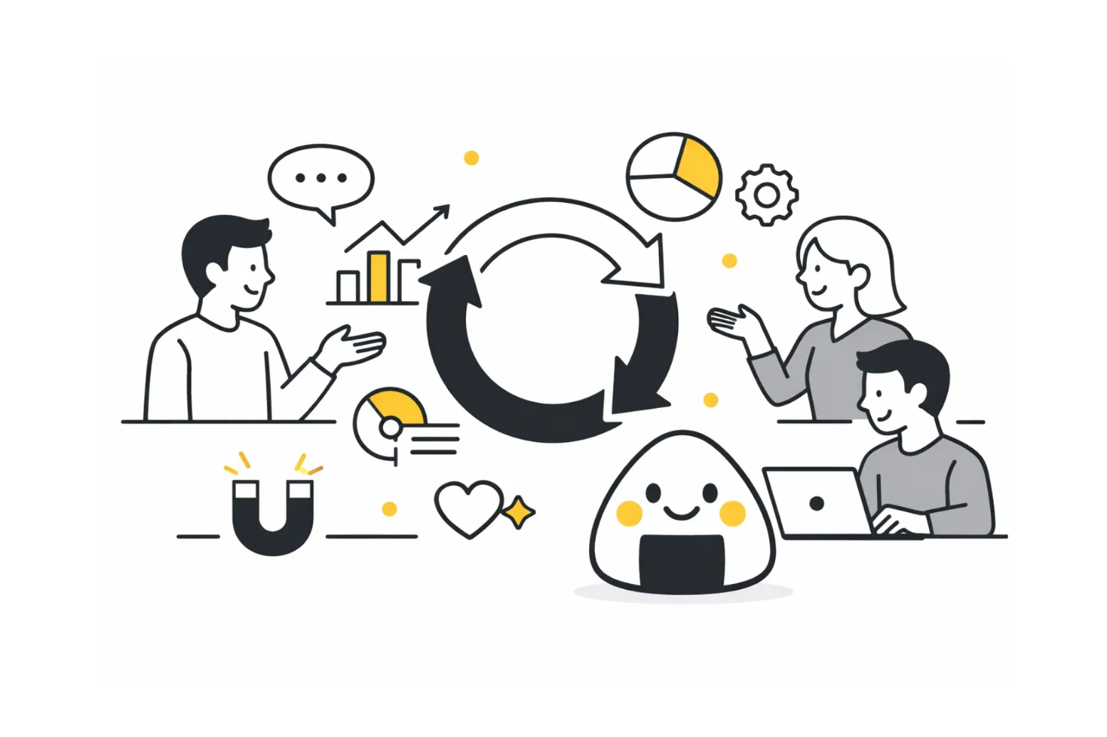 User retention strategies powering product-led growth with engagement metrics and cohort analysis