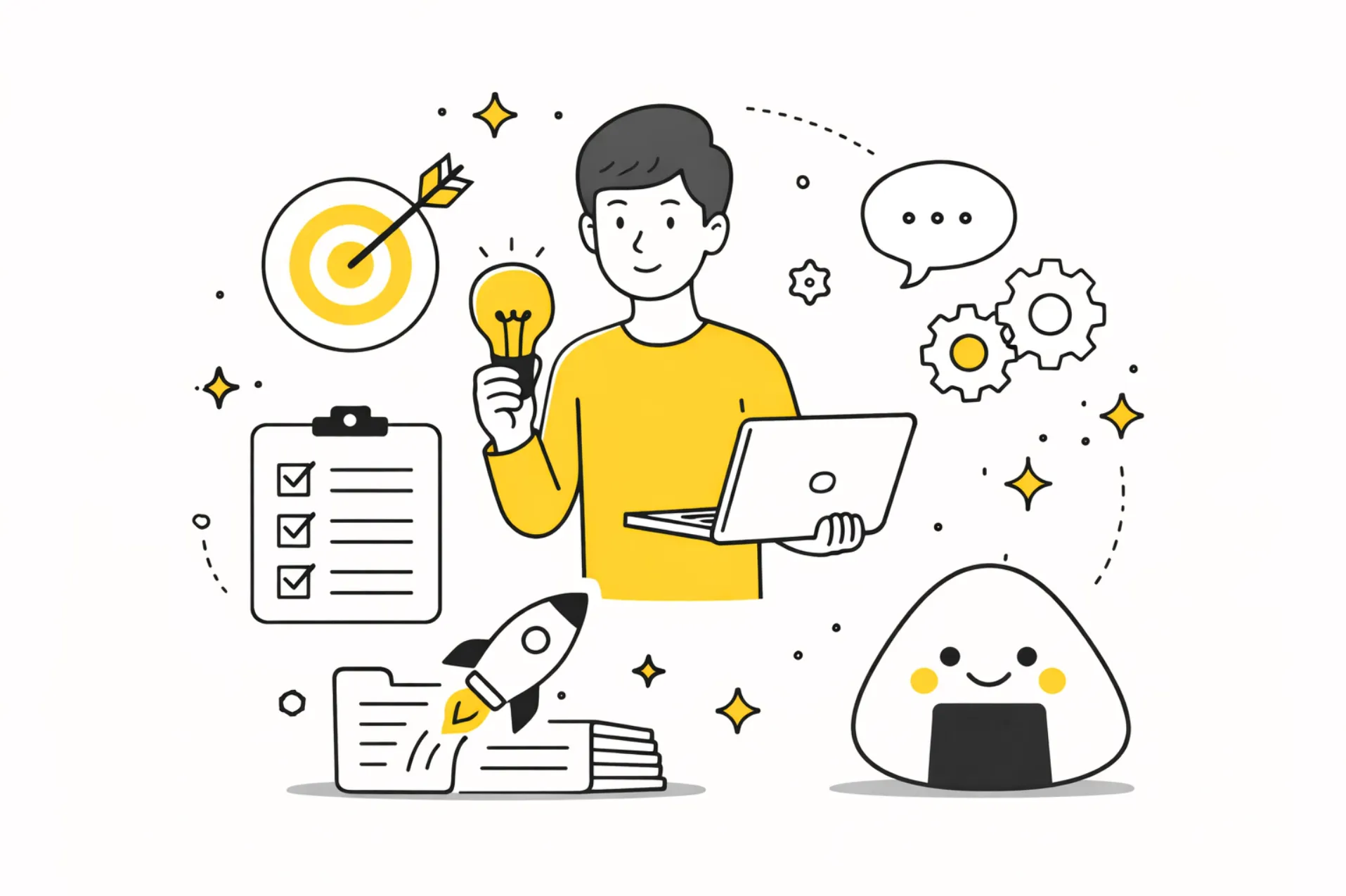 Product manager leading cross-functional team through a product roadmap and career path strategy