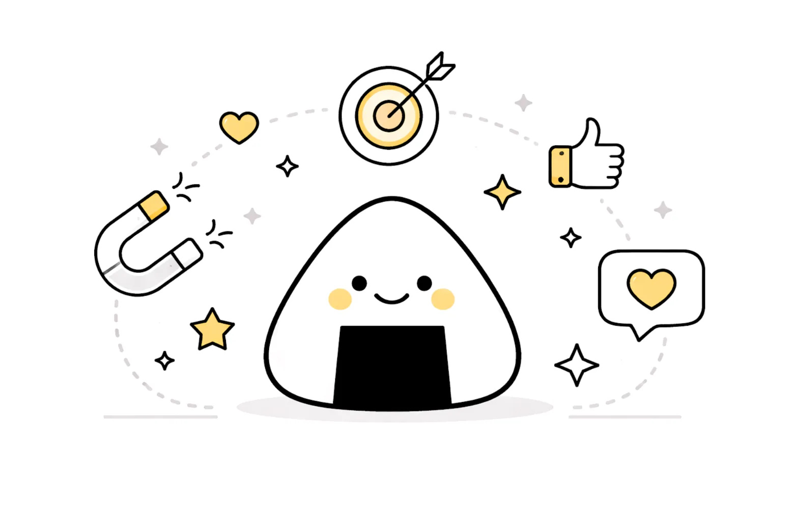 A minimalist illustration representing retention, highlighting user retention strategies and customer retention rate growth.