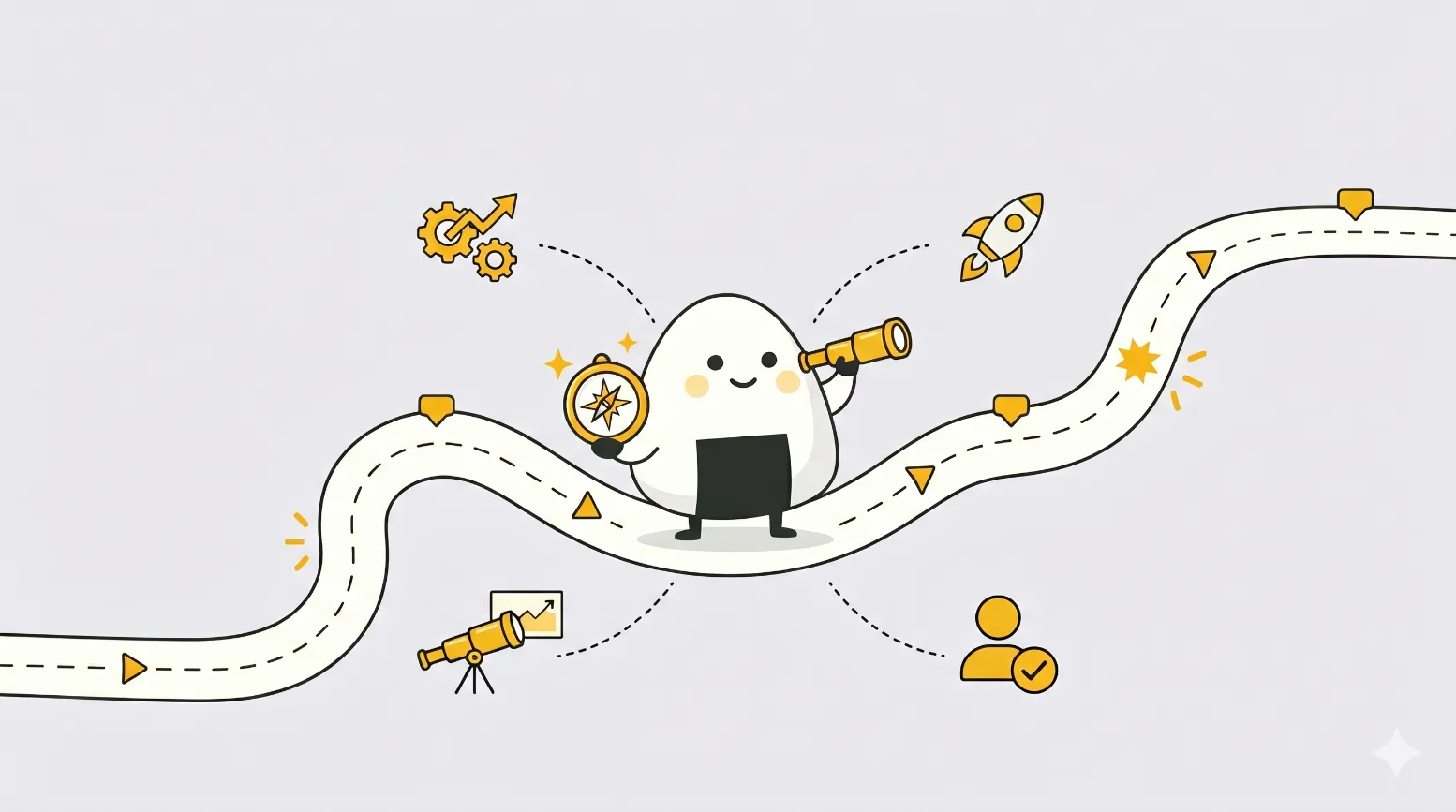 A professional digital product roadmap template showing strategic themes, milestones, and timelines for a cross-functional development team.