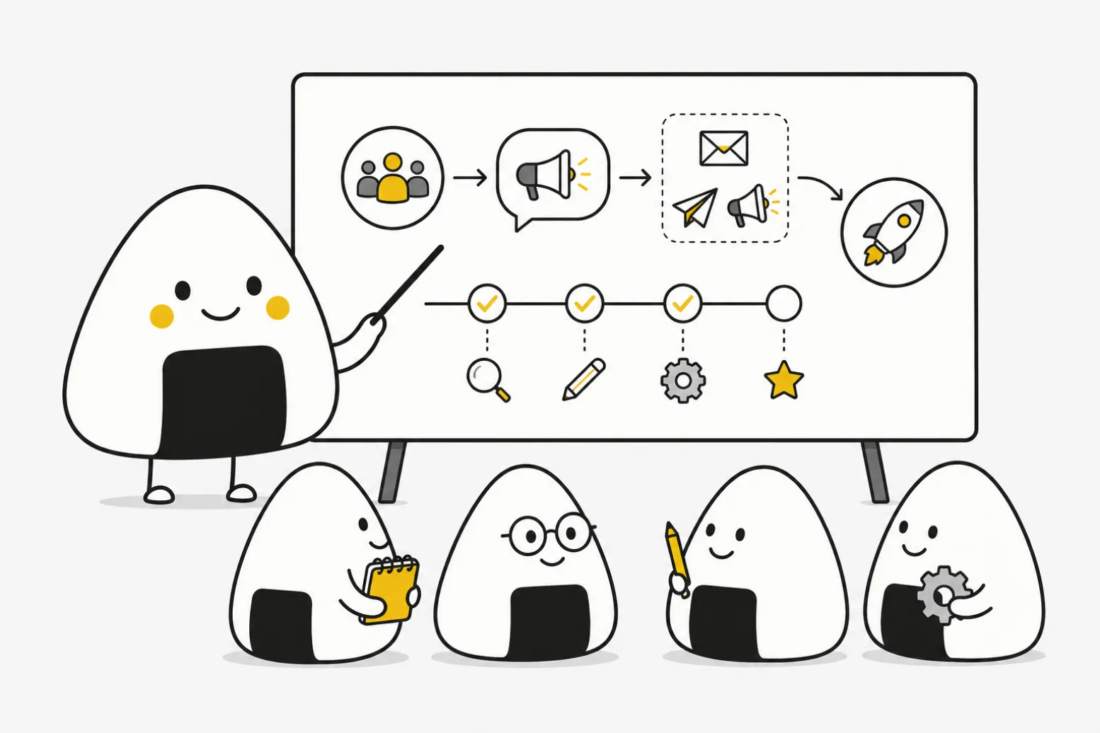 Product marketing manager presenting a go-to-market launch plan to a cross-functional team