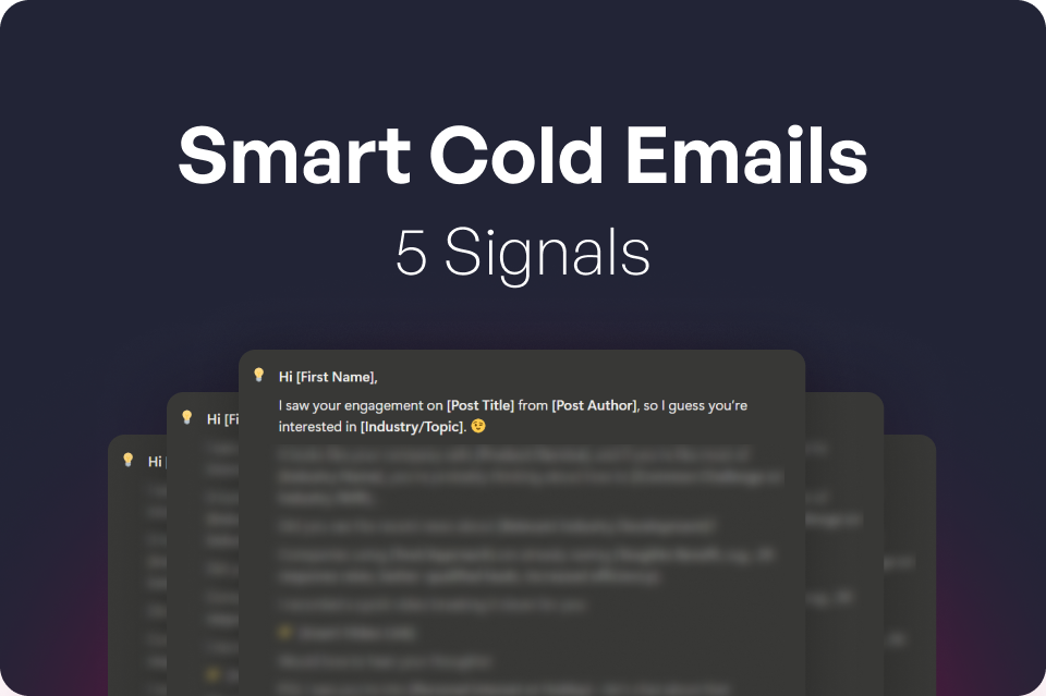 Signals That Separate Spam from Smart Cold Emails