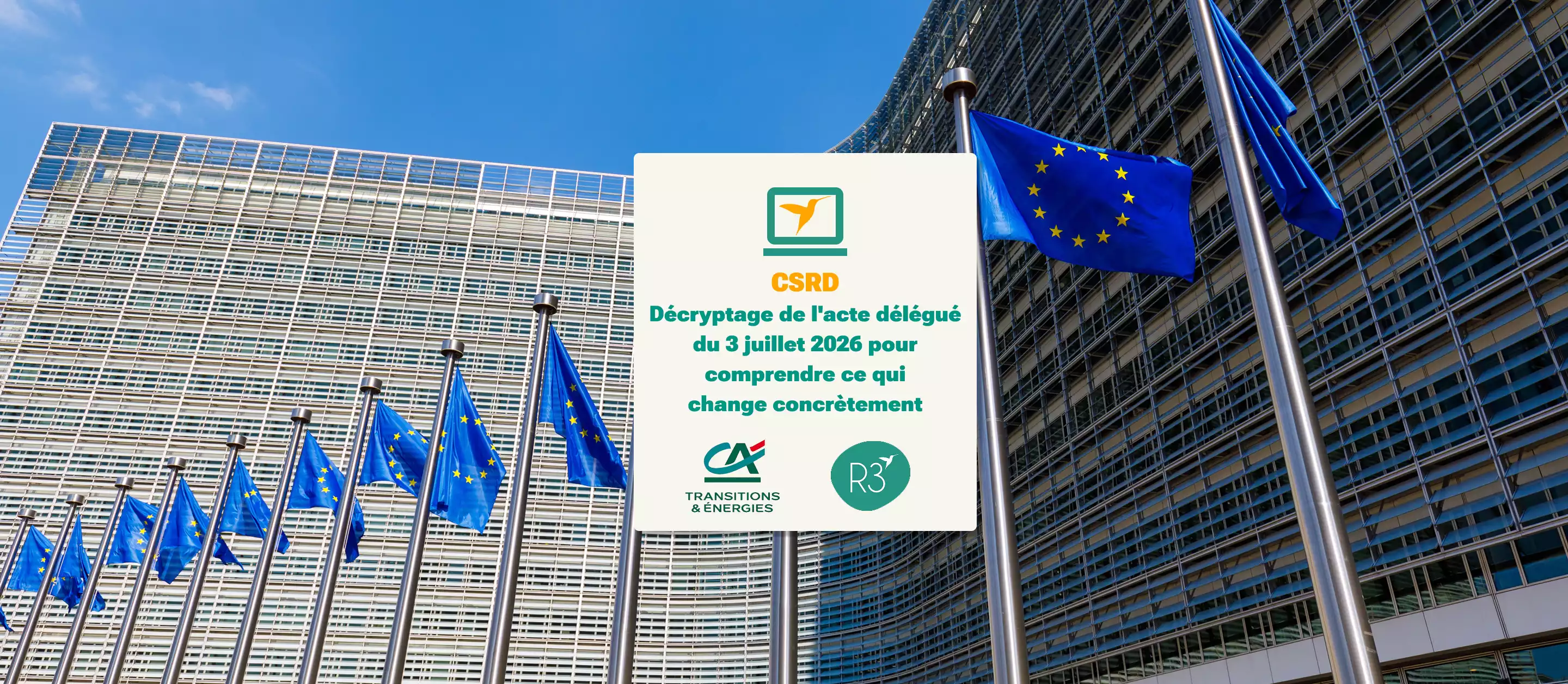 webinaire CSRD R3 Crédit Agricole Transitions et Énergies