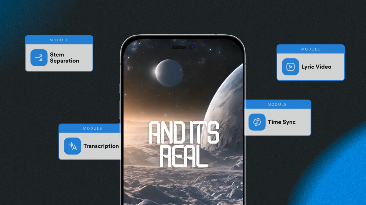 Generate a sing-along video