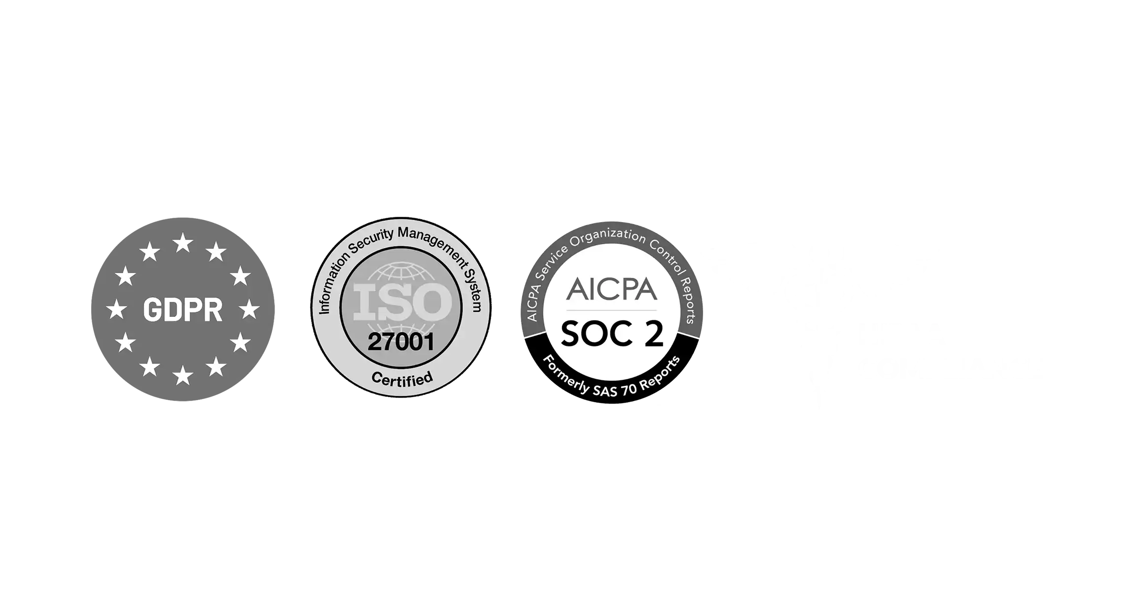 Compliance & security logos