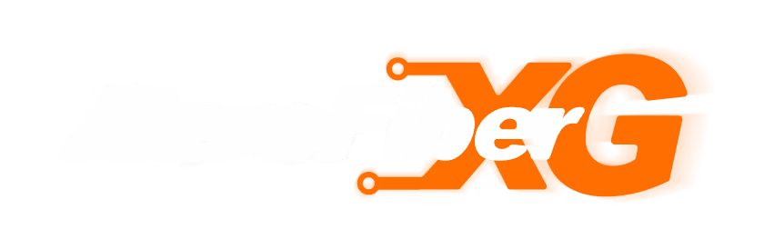 AeroFiber XG Logo over dark background.