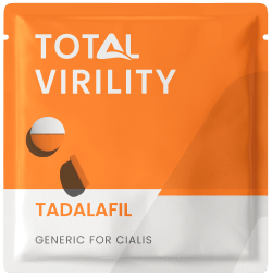 Total Virility packaging for Erectile dysfunction medication treatment