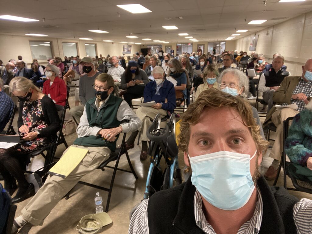 Matt Pluta, Choptank Riverkeeper, at MDE public hearing