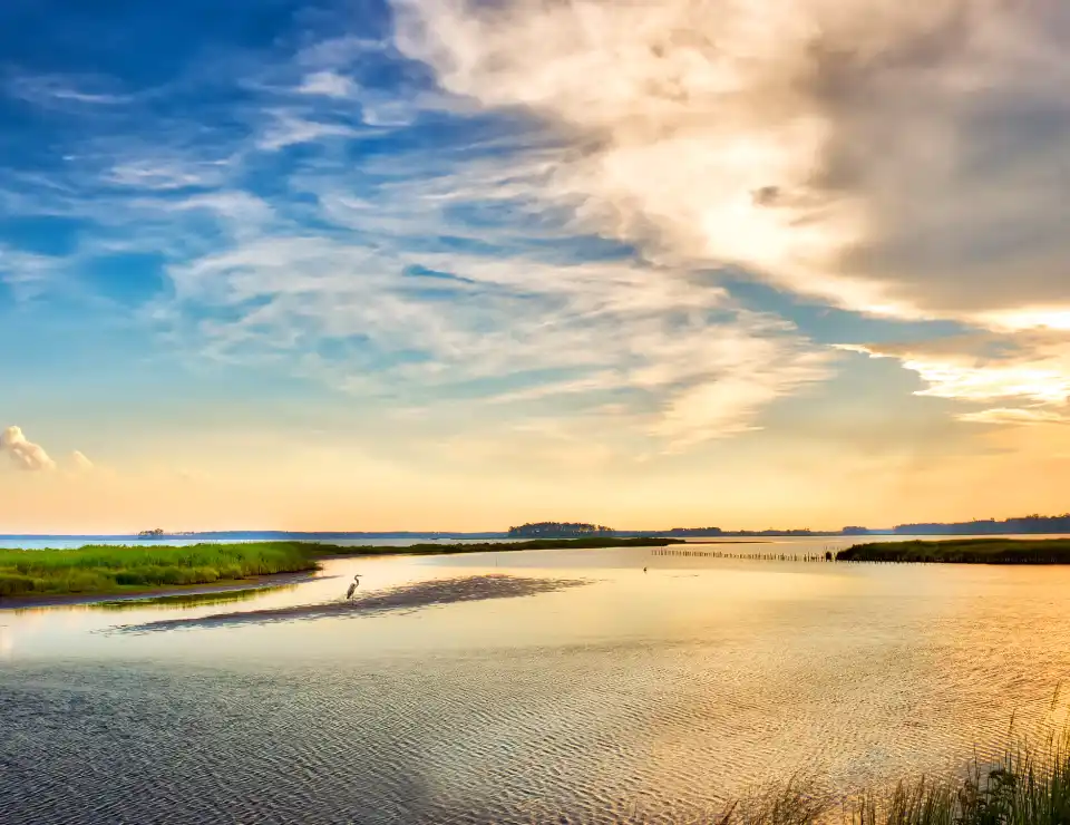 Sunset over Chesapeake Bay