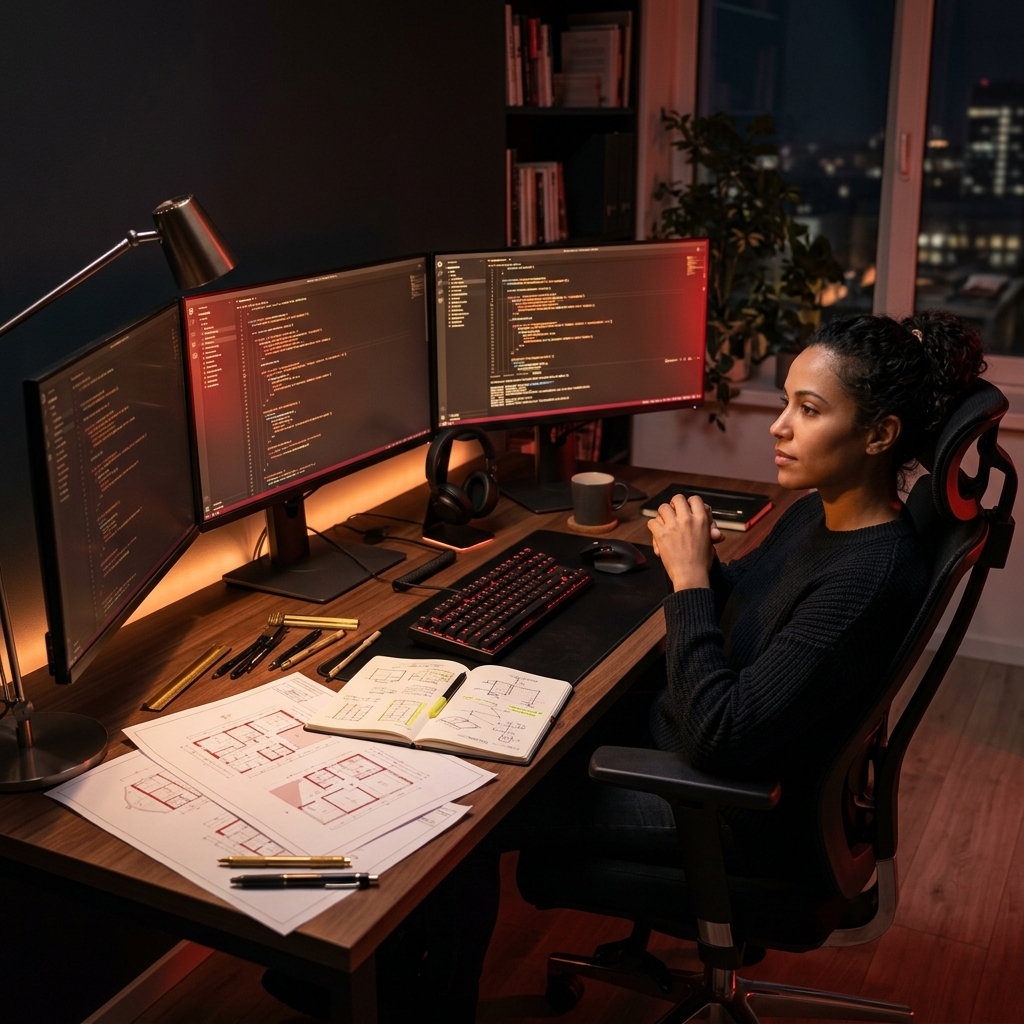 Developer with structured professional codebase foundation