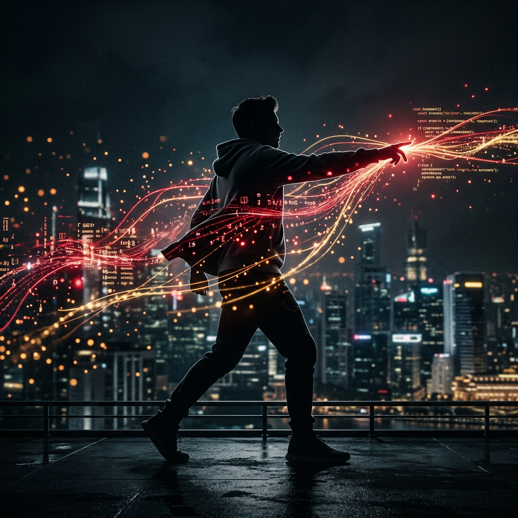Tech leader commanding strategic direction through innovation