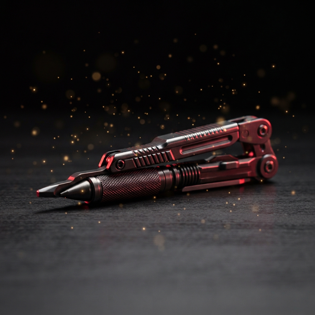 High precision development tool under dramatic lighting