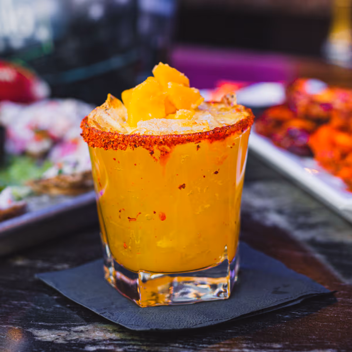 A shot prepared and served.