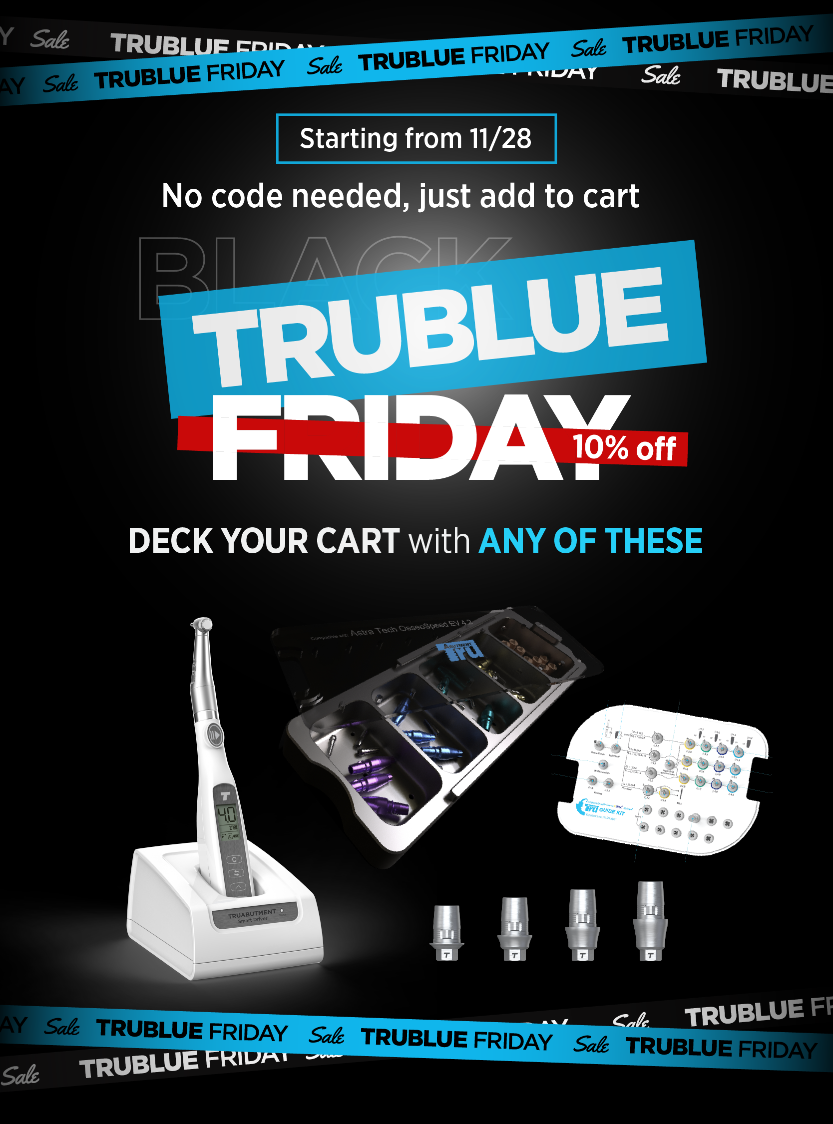 TruBlue Friday promotion mobile banner