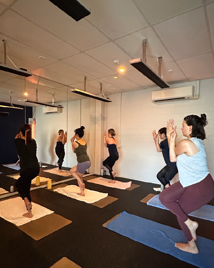 Hot Bikram Yoga Class at Breflex Fitness