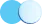 A green and a white ball on a black background.
